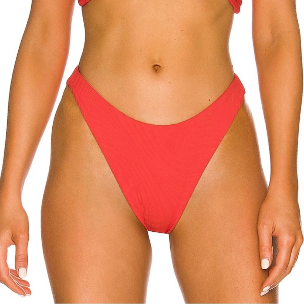 NWT! Fella Swim Bikini Bottoms Bright Red M
